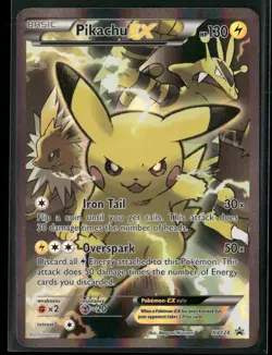 2016 Pokemon XY Promos Pikachu EX XY124 - Image 1