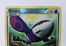 Kyogre Call of Legends 12/95 Reverse Holo Rare Damaged Pokemon TCG - Image 3