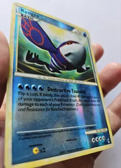 Kyogre Call of Legends 12/95 Reverse Holo Rare Damaged Pokemon TCG - Image 4
