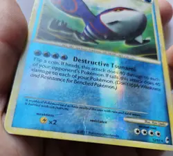 Kyogre Call of Legends 12/95 Reverse Holo Rare Damaged Pokemon TCG - Image 5