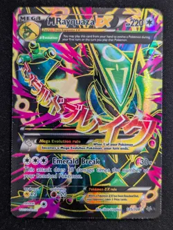 M Rayquaza EX (105 Full Art) 105/108 XY - Roaring Skies Pokemon TCG VLP - Image 1