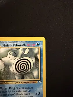 Pokemon TCG Misty's Poliwrath Gym Heroes 31/132 Non-Holo Unlimited Rare LP - Image 4