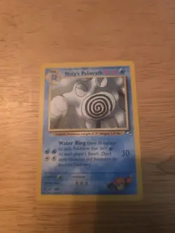 Pokemon TCG Misty's Poliwrath Gym Heroes 31/132 Unlimited Rare NM - Image 1