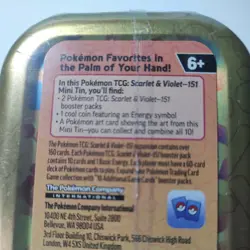 Pokemon TCG Scarlet & Violet 151 Mini Tin Dragonite & Vileplume Art New Sealed - Image 3