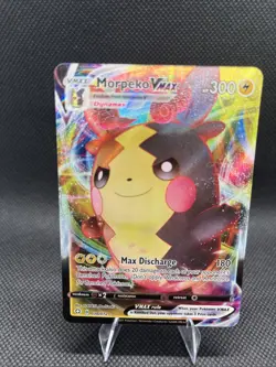 Pokemon TCG Morpeko VMAX Shining Fates Holo Ultra Rare Card 038/072 - Image 1