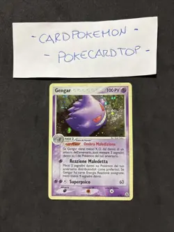 Pokemon Card GENGAR 5/92- EX LA LEGGENDA DI MEW - Ita-Holo-exc! - Image 1