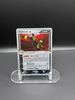 Pokemon TCG Umbreon EX 112/115 Unseen Forces 2005 Holo Rare Card LP (Tail Swirl) - Image 1