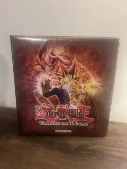 Yu-Gi-Oh! 1996 Yugi & Dark Magician Official 3-Ring Trading Card Binder - Empty - Image 1