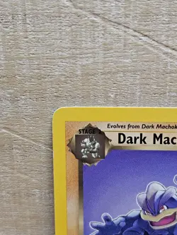 Dark Machamp 27/82 Team Rocket Non-Holo Rare Vintage Pokemon Card TCG - Image 3