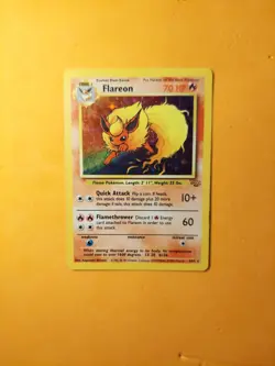 Flareon - 3/64 - Pokemon Jungle Unlimited Holo Rare Card WOTC HP - Image 1