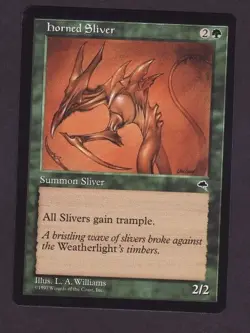 MTG Tempest Horned Sliver - Image 1