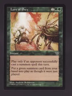MTG Mirage Lure of Prey - Image 1