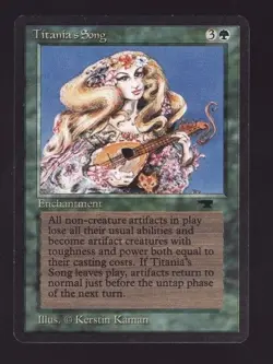 MTG Antiquities Titania's Song - Image 1