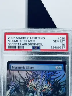 2022 Mesmeric Sliver Foil Extended Art Secret Lair Drop MTG PSA 10 - Image 2