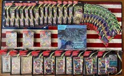 Sealed LOT of Pokemon PHANTASMAL FLAMES - ETB Sleeved Booster Pack Bundle + More - Image 1