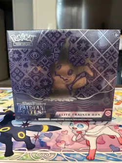 Pokemon TCG Scarlet & Violet Paldean Fates ETB Elite Trainer Box NEW Sealed - Image 1