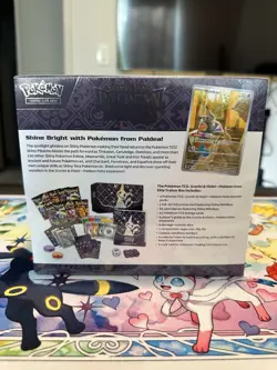 Pokemon TCG Scarlet & Violet Paldean Fates ETB Elite Trainer Box NEW Sealed - Image 2
