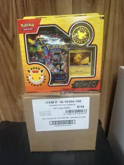 Pokemon TCG Collection Box Pikachu - Factory Sealed / IN HAND USA SELLER - Image 1