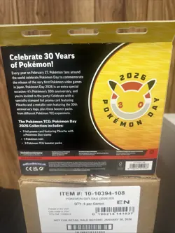 Pokemon TCG Collection Box Pikachu - Factory Sealed / IN HAND USA SELLER - Image 2