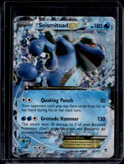 Seismitoad EX - 20/111 Furious Fists XY Ultra Rare 2014 (HP) / Pokemon TCG - Image 1