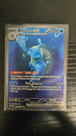 Pokemon TCG Blastoise EX 151 Lot Zapdos Is DAMAGED & Priced as Damaged - Image 1
