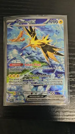 Pokemon TCG Blastoise EX 151 Lot Zapdos Is DAMAGED & Priced as Damaged - Image 4