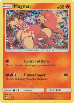 Magmar - 3/12 - McDonald's Holo - Promo MP TCG Pokemon - Image 1