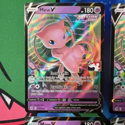 Prize Pack Series Two Pokemon Play! Mew V 113/264 Stamp Promo (1 of 4 Available) - Image 2