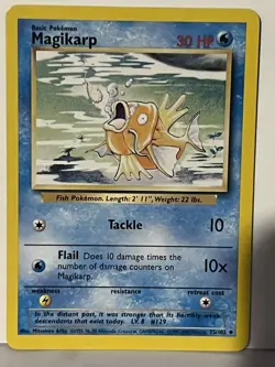 Magikarp 35/102 Base Set NM Pokemon Fast Shipping - Image 1
