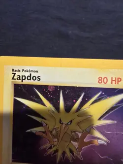 Pokemon TCG Zapdos 15/62 Fossil Unlimited Holo Rare LP - Image 3