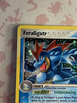 Pokemon Feraligatr 4/115 Holo Rare EX Unseen Forces - Image 2