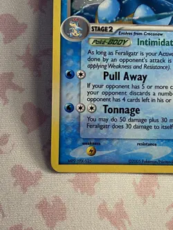 Pokemon Feraligatr 4/115 Holo Rare EX Unseen Forces - Image 4