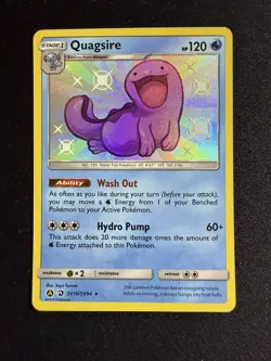 Quagsire SV10/SV94 Hidden Fates: Shiny Vault - Holo Rare - Pokemon TCG 2019 NM - Image 1