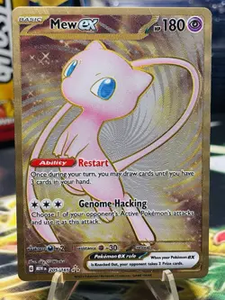 Mew ex 205/165 MEW EN-151 Metal Ultra Premium Collection Promo Pokemon Card - Image 1