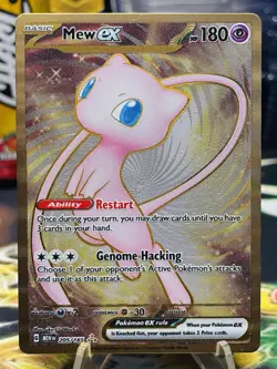 Mew ex 205/165 MEW EN-151 Metal Ultra Premium Collection Promo Pokemon Card - Image 1