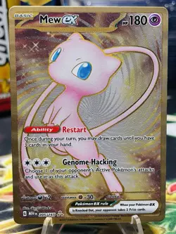 Mew ex 205/165 MEW EN-151 Metal Ultra Premium Collection Promo Pokemon Card - Image 1