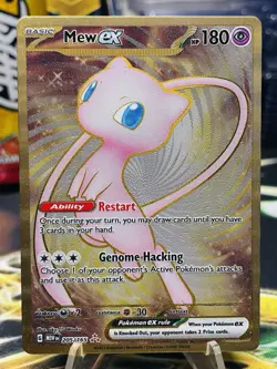 Mew ex 205/165 MEW EN-151 Metal Ultra Premium Collection Promo Pokemon Card - Image 1