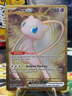 Mew ex 205/165 MEW EN-151 Metal Ultra Premium Collection Promo Pokemon Card - Image 1