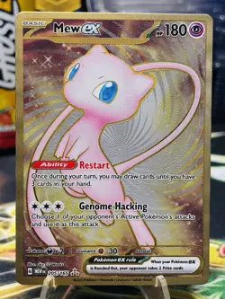 Mew ex 205/165 MEW EN-151 Metal Ultra Premium Collection Promo Pokemon Card - Image 1