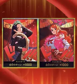 DON!! Card Nami Boa Hancock 2 SET Gold EB03 Heroines Edition One Piece Card JP - Image 1