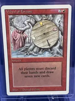 Magic the Gathering Revised - 13 Card Mixed Lot - Wheel of Fortune - Great Cond - Image 1