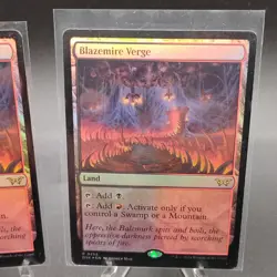 2x Blazemire Verge Duskmourn: House of Horror Foils - Image 3