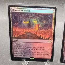2x Blazemire Verge Duskmourn: House of Horror Foils - Image 4