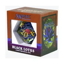 Sirius Dice Black Lotus DIE 54mm Spindown D20 JUMBO DICE - Image 1