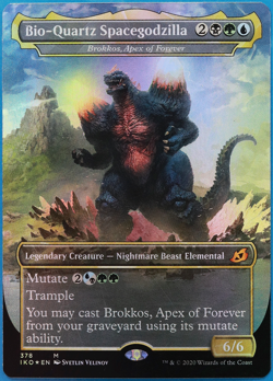Bio-Quartz Spacegodzilla Brokkos, Apex of Forever Godzilla FOIL Ikoria NM 507309 - Image 1