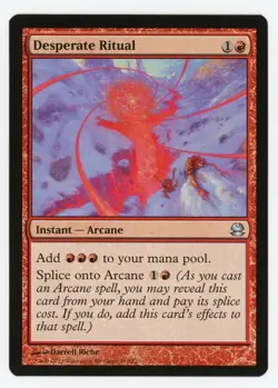 Desperate Ritual 1x MTG Modern Masters NM Magic The Gathering - Image 1