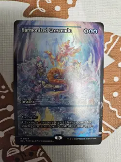 Harmonized Crescendo (0384) (Showcase) MTG Lorwyn Eclipsed Foil - Image 1