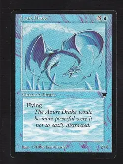 MTG Legends Azure Drake - Image 1