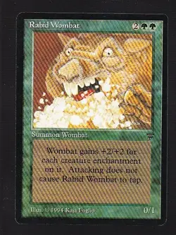 MTG Legends Rabid Wombat - Image 1