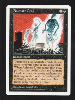 MTG 5th Edition Animate Dead - Image 1